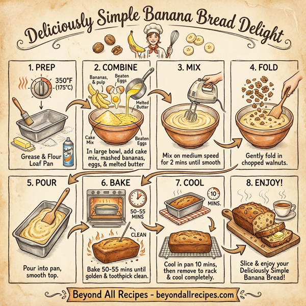 Deliciously Simple Banana Bread Delight instructions
