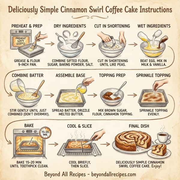 Deliciously Simple Cinnamon Swirl Coffee Cake instructions