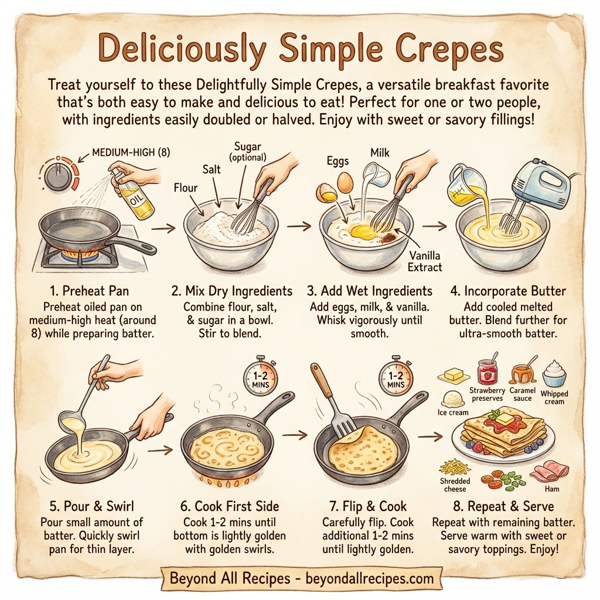 Deliciously Simple Crepes instructions