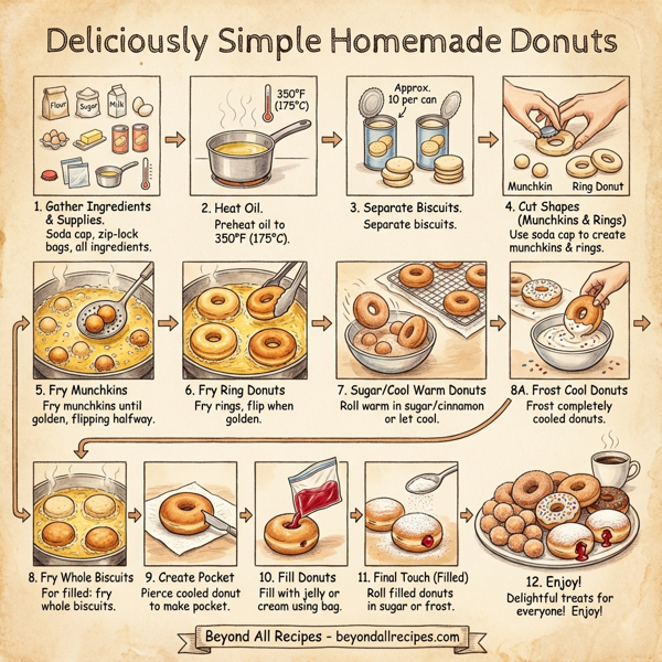 Deliciously Simple Homemade Donuts instructions