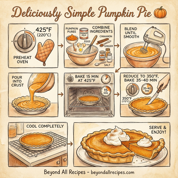 Deliciously Simple Pumpkin Pie instructions