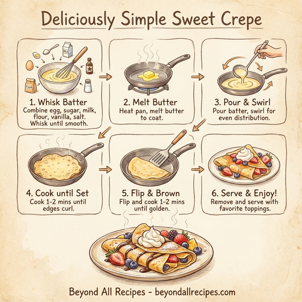 Deliciously Simple Sweet Crepe instructions