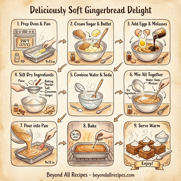Deliciously Soft Gingerbread Delight instructions