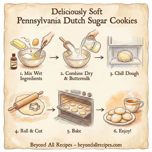 Deliciously Soft Pennsylvania Dutch Sugar Cookies instructions