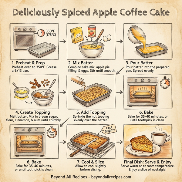 Deliciously Spiced Apple Coffee Cake instructions