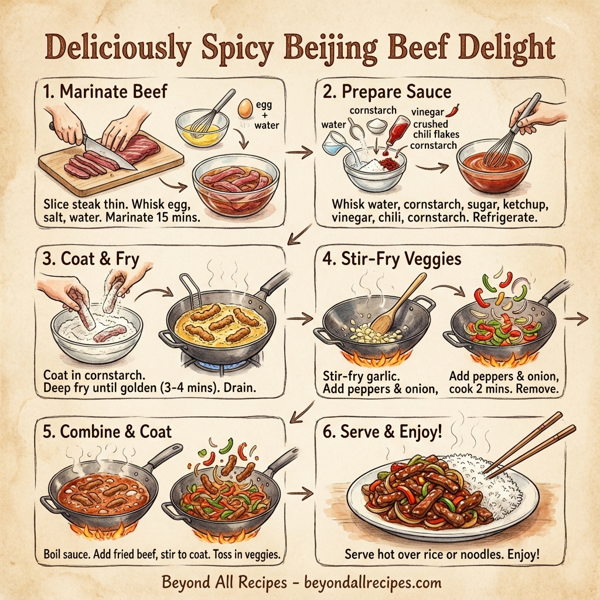 Deliciously Spicy Beijing Beef Delight instructions