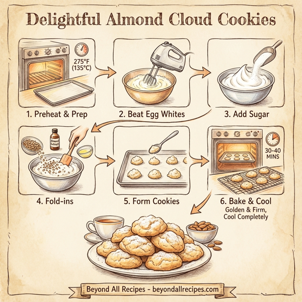 Delightful Almond Cloud Cookies instructions