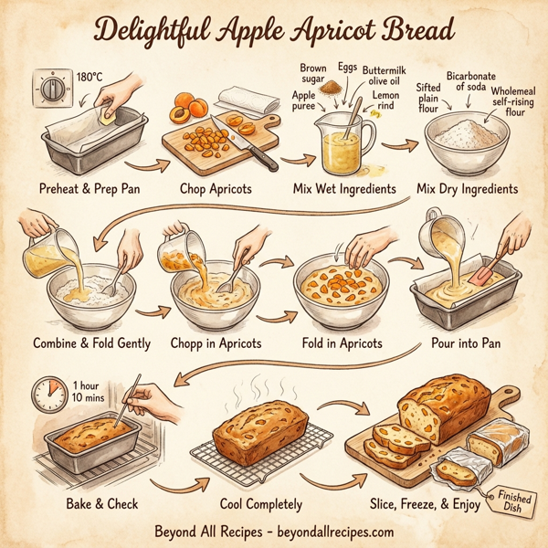 Delightful Apple Apricot Bread instructions
