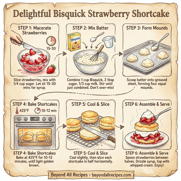 Delightful Bisquick Strawberry Shortcake instructions
