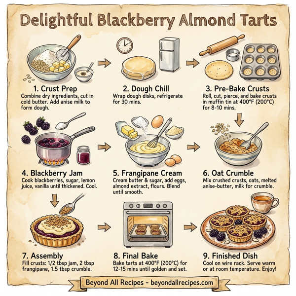 Delightful Blackberry Almond Tarts instructions