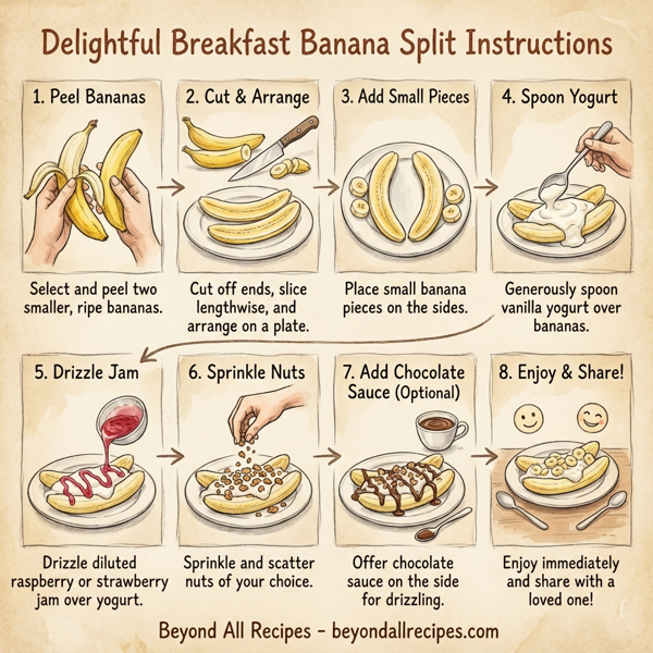 Delightful Breakfast Banana Split instructions
