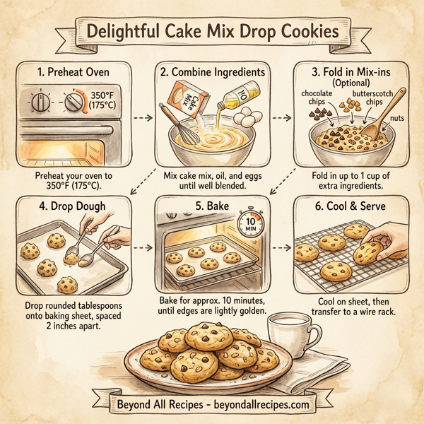 Delightful Cake Mix Drop Cookies instructions