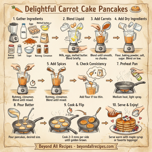 Delightful Carrot Cake Pancakes instructions