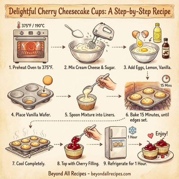 Delightful Cherry Cheesecake Cups instructions