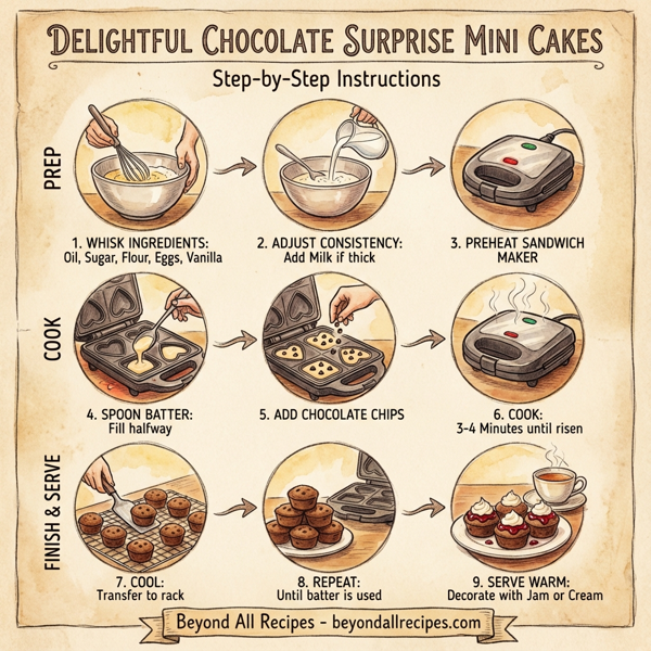 Delightful Chocolate Surprise Mini Cakes instructions
