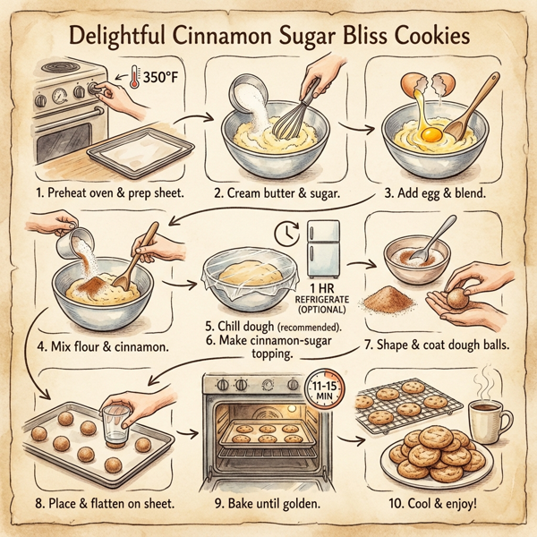 Delightful Cinnamon Sugar Bliss Cookies instructions