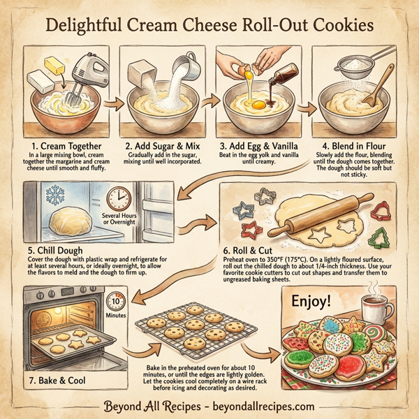 Delightful Cream Cheese Roll-Out Cookies instructions