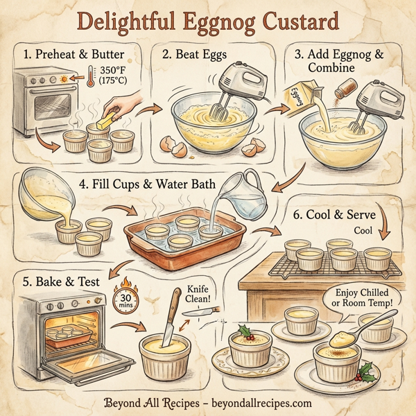 Delightful Eggnog Custard instructions