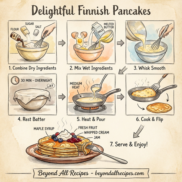 Delightful Finnish Pancakes instructions