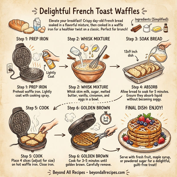 Delightful French Toast Waffles instructions