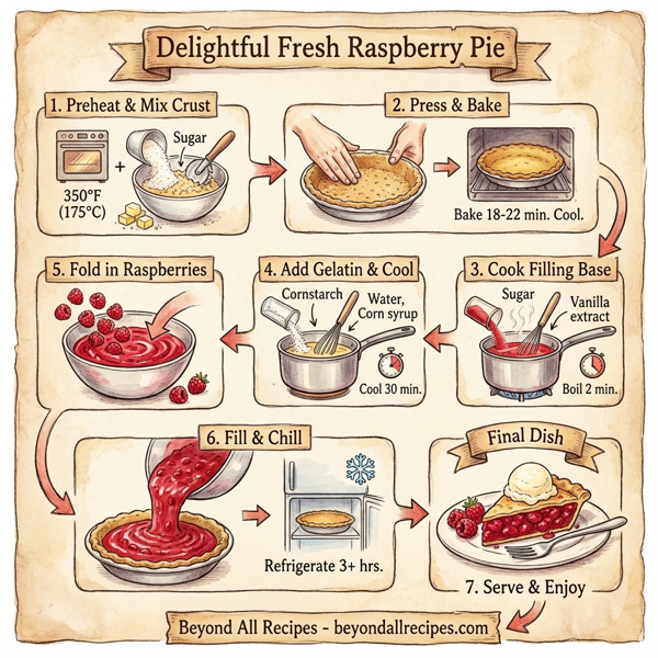 Delightful Fresh Raspberry Pie instructions