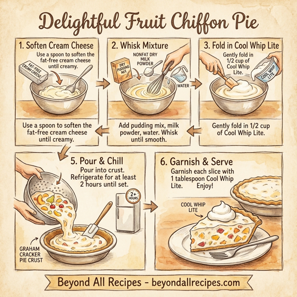 Delightful Fruit Chiffon Pie instructions