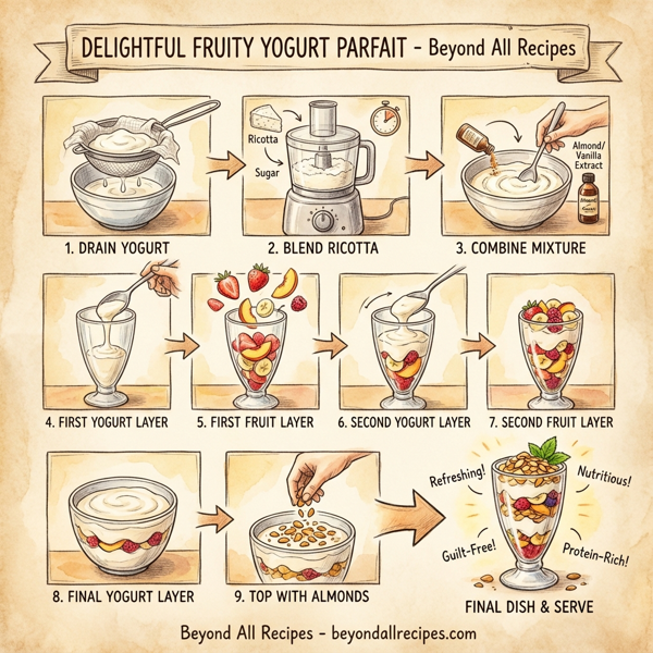 Delightful Fruity Yogurt Parfait instructions