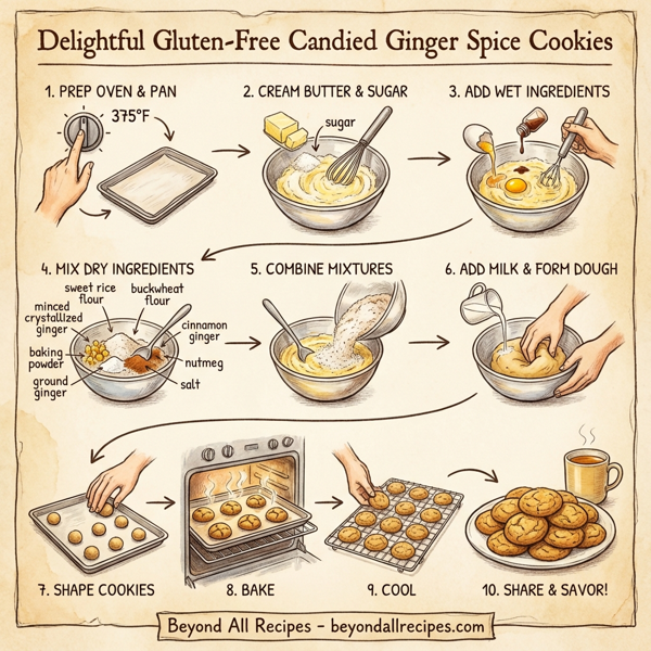 Delightful Gluten-Free Candied Ginger Spice Cookies instructions