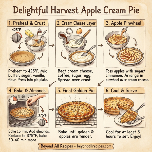 Delightful Harvest Apple Cream Pie instructions