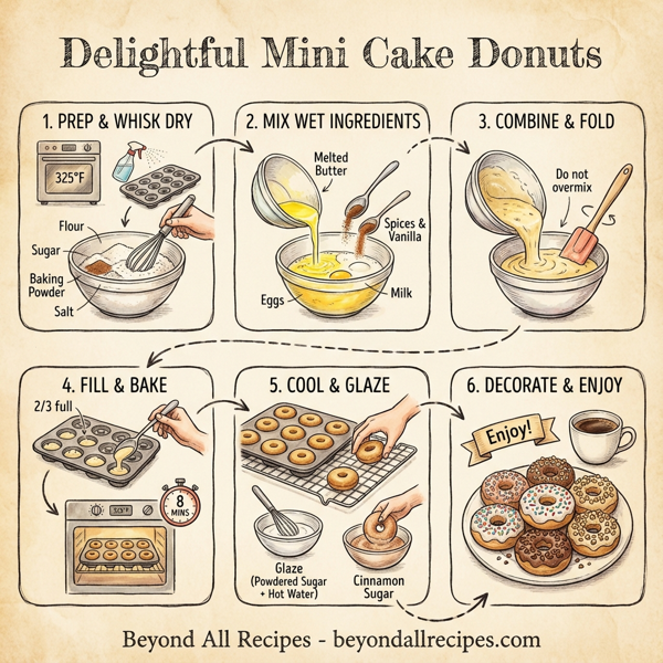Delightful Mini Cake Donuts instructions