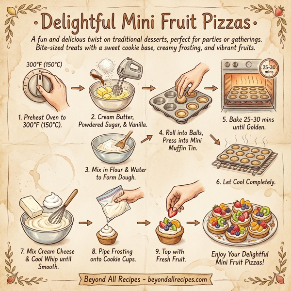 Delightful Mini Fruit Pizzas instructions
