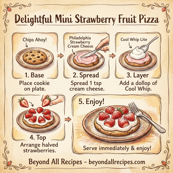 Delightful Mini Strawberry Fruit Pizza instructions