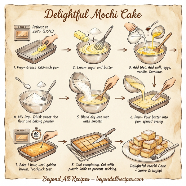 Delightful Mochi Cake instructions