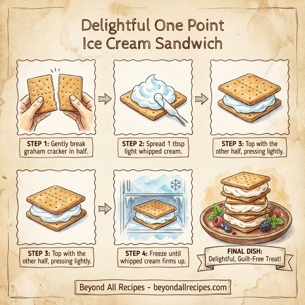 Delightful One Point Ice Cream Sandwich instructions