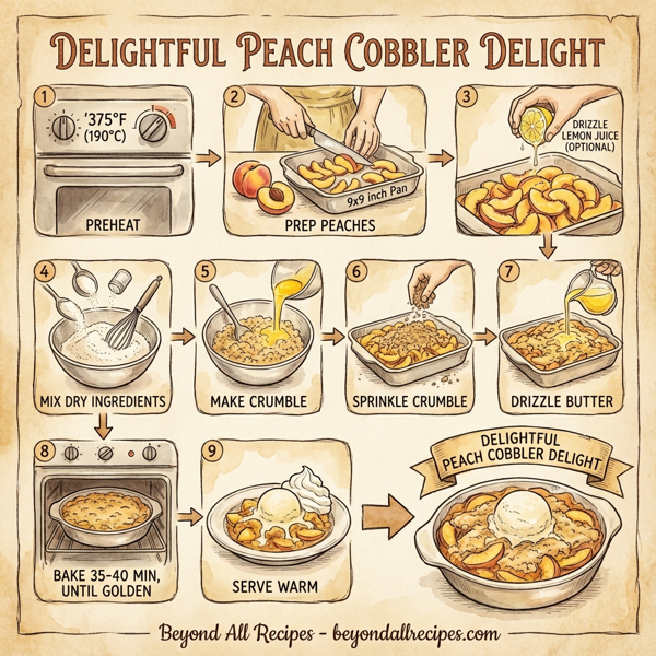Delightful Peach Cobbler Delight instructions