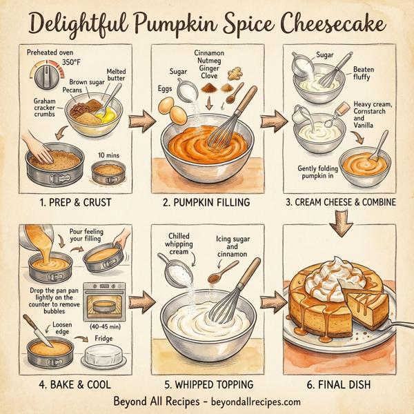 Delightful Pumpkin Spice Cheesecake instructions
