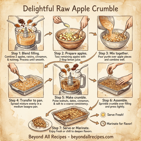 Delightful Raw Apple Crumble instructions