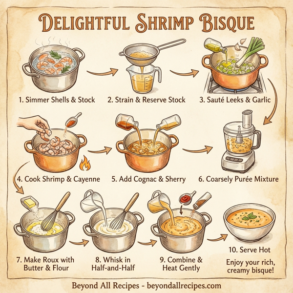 Delightful Shrimp Bisque instructions