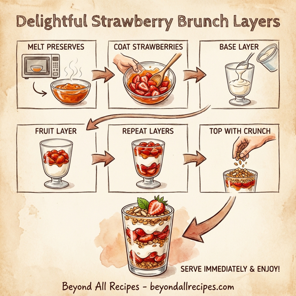 Delightful Strawberry Brunch Layers instructions
