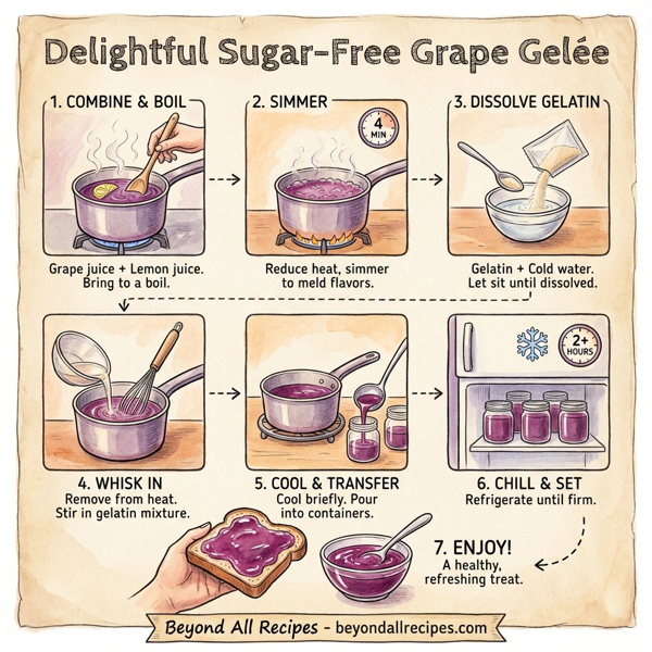 Delightful Sugar-Free Grape Gelée instructions