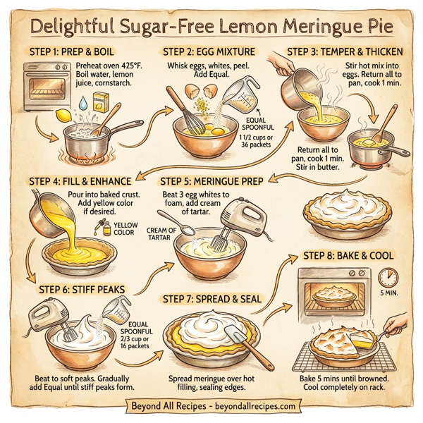 Delightful Sugar-Free Lemon Meringue Pie instructions