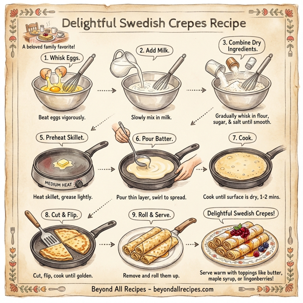 Delightful Swedish Crepes instructions