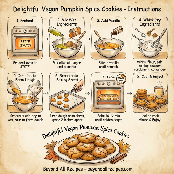 Delightful Vegan Pumpkin Spice Cookies instructions