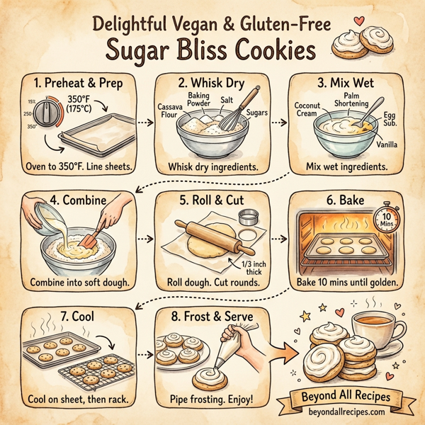 Delightful Vegan & Gluten-Free Sugar Bliss Cookies instructions