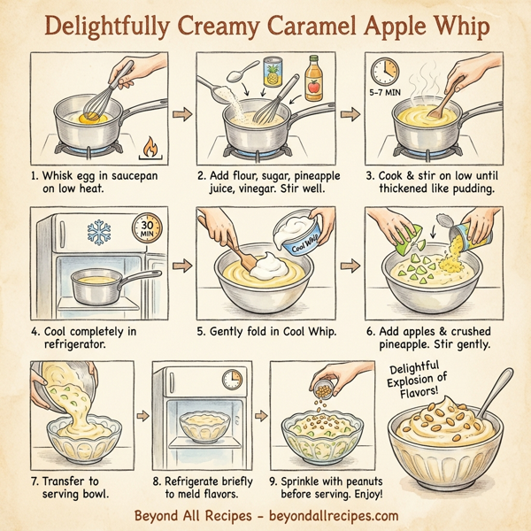 Delightfully Creamy Caramel Apple Whip instructions