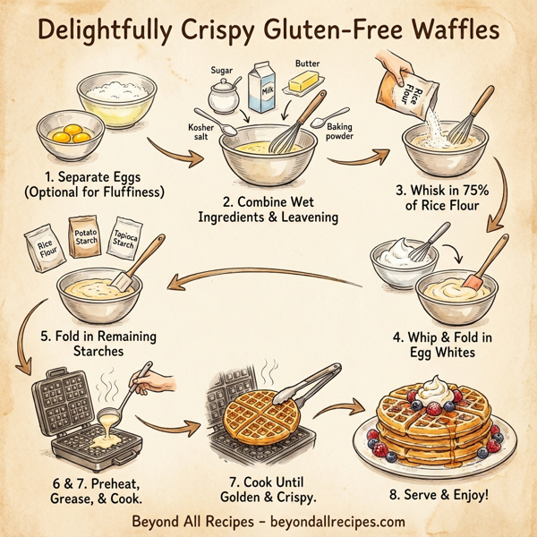 Delightfully Crispy Gluten-Free Waffles instructions