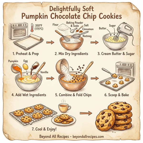 Delightfully Soft Pumpkin Chocolate Chip Cookies instructions