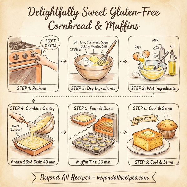 Delightfully Sweet Gluten-Free Cornbread & Muffins instructions