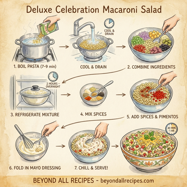 Deluxe Celebration Macaroni Salad instructions