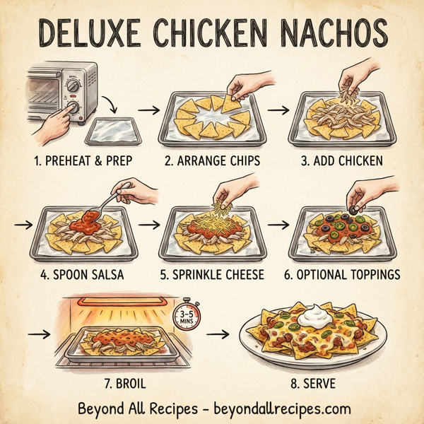 Deluxe Chicken Nachos instructions